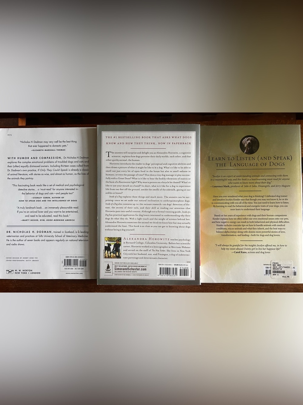 Bundle of 3 dog behaviorism/psychology books, from 3 different perspectives. - Picture 2 of 7